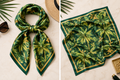 Palm Tree Island Silk Scarf