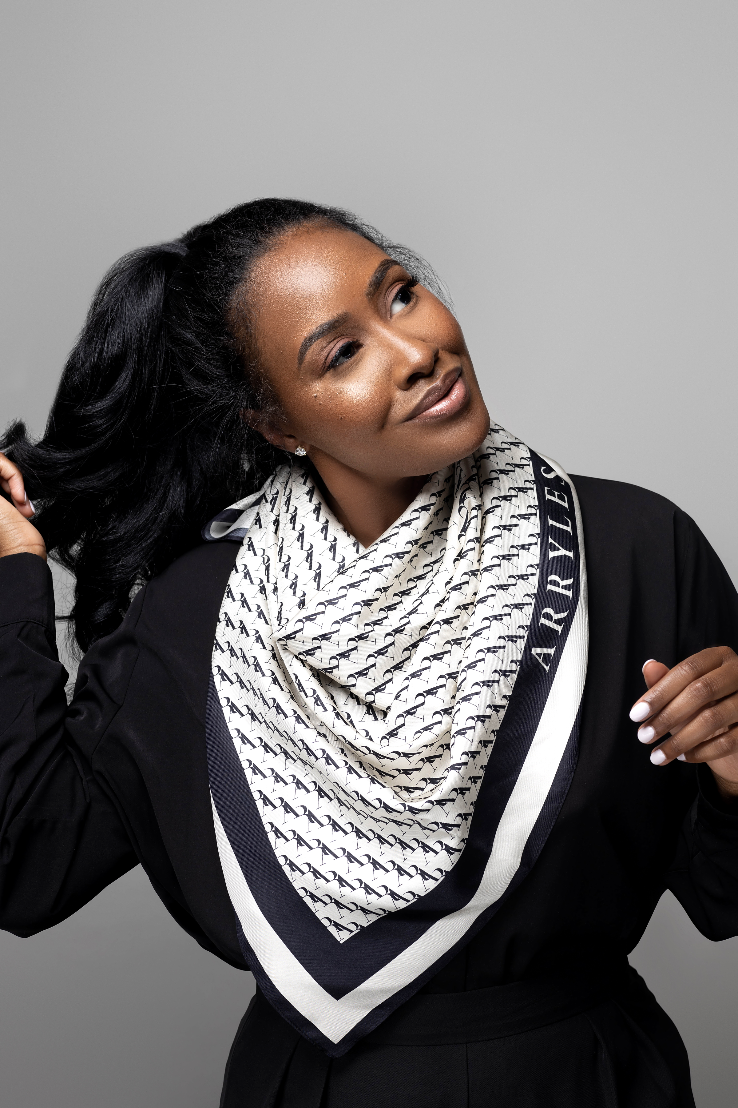 AR Signature Silk Scarf